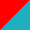 Poppy Red & Turquoise